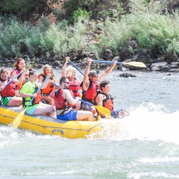 Flying Pig Adventures: Yellowstone Whitewater Rafting - Getting ready for the big wave - Outdoor Gear Near Me - Gardiner, Montana