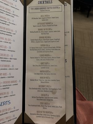 Menu photo 2 Bin 216 Cleveland, OH