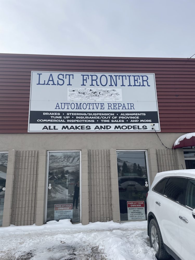 LAST FRONTIER AUTOMOTIVE REPAIR Updated September 2024 119 Railway