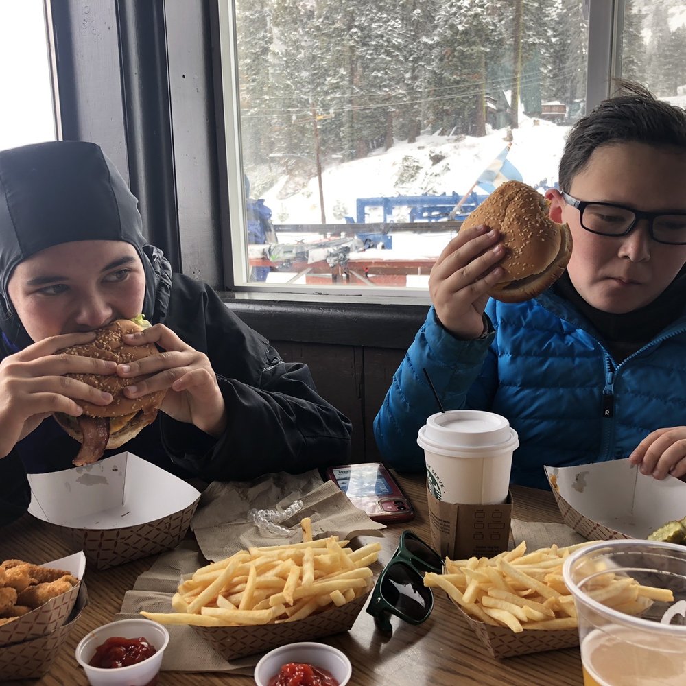 Donner Ski Ranch - Hamburgers and fries as well as some other fried goodies, beer, and coffee. This place has the essentials - Ski Resorts Near Me - Norden, California Donner Ski Ranch - Hamburgers and fries as well as some other fried goodies, beer, and coffee. This place has the essentials - Ski Resorts Near Me - Norden, California