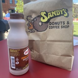 Sandy’s Donuts and Coffee - Chocolate milk