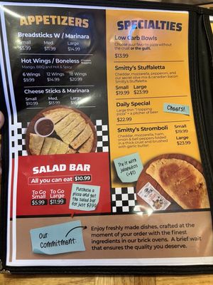Menu photo 2 Smitty's Pizza Shreveport, LA Menu photo 2 Smitty's Pizza Shreveport, LA