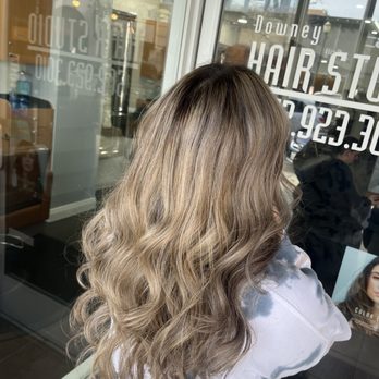 Downey Hair Studio - AFTER!!!!! JESSE was able to get my hair to one tone instead of orange/blonde. - Hair Salons Near Me - Downey, California Downey Hair Studio - AFTER!!!!! JESSE was able to get my hair to one tone instead of orange/blonde. - Hair Salons Near Me - Downey, California