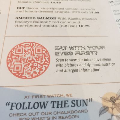 Menu photo 1 First Watch Royal Oak, MI Menu photo 1 First Watch Royal Oak, MI
