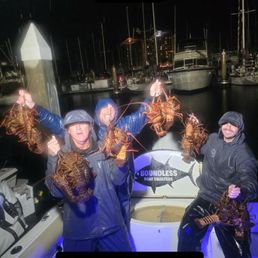 Boundless Boat Charters San Diego is ready to lobster fish Don't miss outTod the season