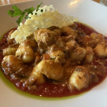 Mythos Restaurant - Gnocchi Bolognese - New American Near Me - Orlando, Florida Mythos Restaurant - Gnocchi Bolognese - New American Near Me - Orlando, Florida