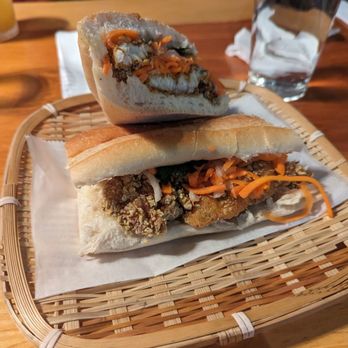District Saigon - Bahn Mi with Lemongrass tofu - Vietnamese Near Me - Astoria, New York