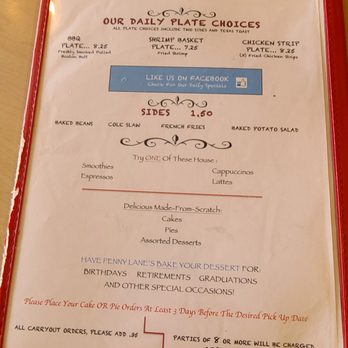 Penny Lane's Java Cafe - Menu - Coffee & Tea Near Me - Aberdeen, Mississippi