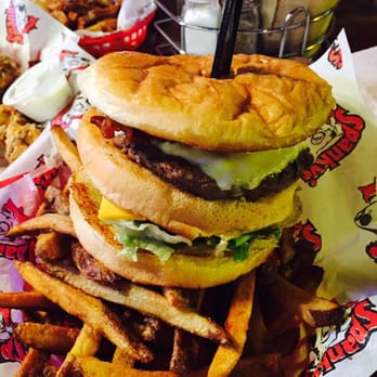 Spanky's - He-Man WomanHater Burger - Sandwiches Near Me - Lubbock, Texas