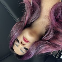 Styled By Nix - Sun light m. No filter. Fun view shows underside color techniques! #brandon #stylist #pinks #purples #reds #browns SOPRETTY