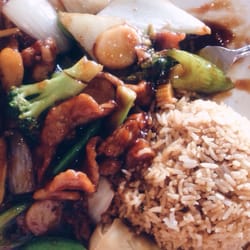 China Bistro - Szechwan Pork with fried rice!  Yum!