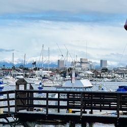 American Legion Newport Harbor Post 291 - Snow on the mountains.
