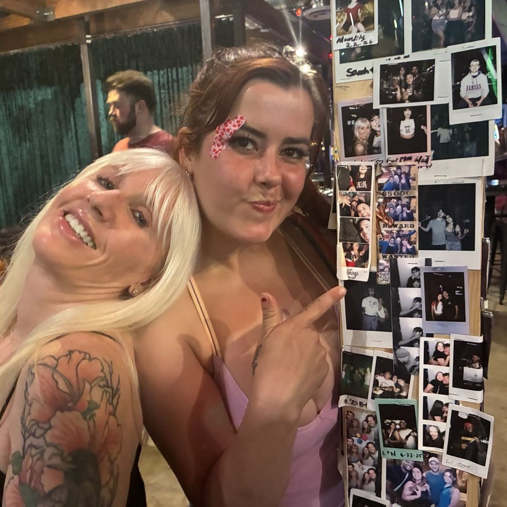 ForePlay - Cherie and a customer reviewing the photo wall. Go and post your own pic! - Bars Near Me - Sacramento, California ForePlay - Cherie and a customer reviewing the photo wall. Go and post your own pic! - Bars Near Me - Sacramento, California