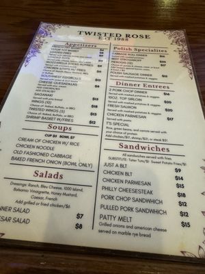 Menu photo 2 Twisted Rose Algonquin, IL