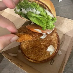 McDonald's - Second "bacon" mccrispy with no bacon, fresh lettuce and mayo