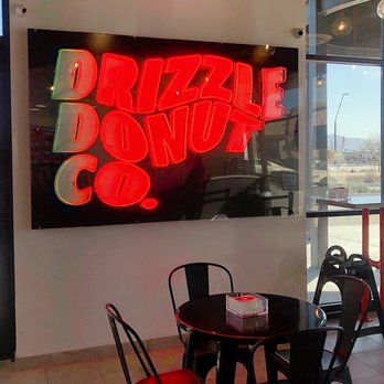 Drizzle Donut Co - Cute neon logo sign - Donuts Near Me - Queen Creek, Arizona