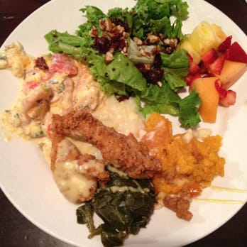 Harvest Moon Cafe - Some of the wonderful food on offer at the Sunday buffet. The tomato casserole dish was AMAZING. - Cafes Near Me - Rome, Georgia