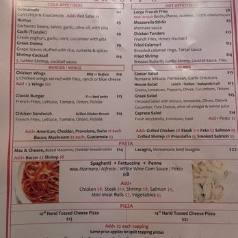Groovy's - Menu - Pizza Near Me - Miami Beach, Florida