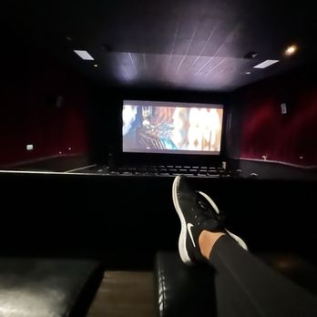 Regal Winter Park Village - My comfy seat for the movie - Cinema Near Me - Winter Park, Florida
