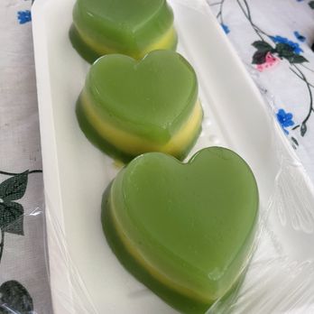 Duc Huong Cha Lua - Pandan Mung Bean Jellycake (TikTok: @justandyvu) - Vietnamese Near Me - Garden Grove, California Duc Huong Cha Lua - Pandan Mung Bean Jellycake (TikTok: @justandyvu) - Vietnamese Near Me - Garden Grove, California
