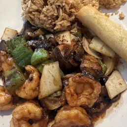 Shrimp with black bean sauce