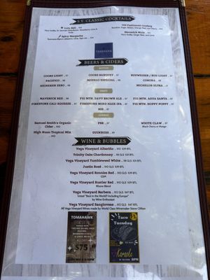 Menu photo 2 Maverick Saloon Santa Ynez, CA Menu photo 2 Maverick Saloon Santa Ynez, CA