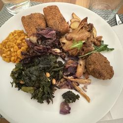 100% BIO - Vegan food from the buffet