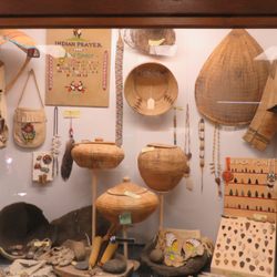 White Pine Public Museum - Shoshone artifacts.