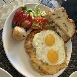 Breakfast pizza