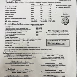 Ditty's Downtown Deli - Menu