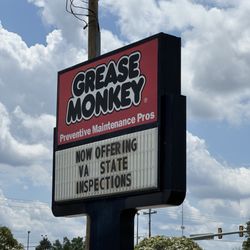 Grease Monkey - Outdoor signage