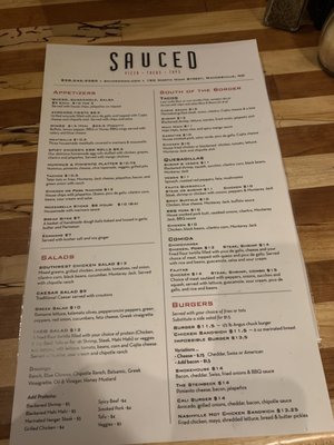 Menu photo 1 Sauced Waynesville, NC Menu photo 1 Sauced Waynesville, NC