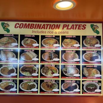 El Rancheros Mexican Food - 01/07/25: Combination Plates Menu - Fast Food Near Me - Modesto, California El Rancheros Mexican Food - 01/07/25: Combination Plates Menu - Fast Food Near Me - Modesto, California