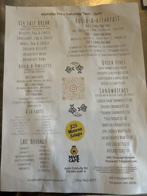 Menu photo 5 Hive Cafe Ferguson, MO