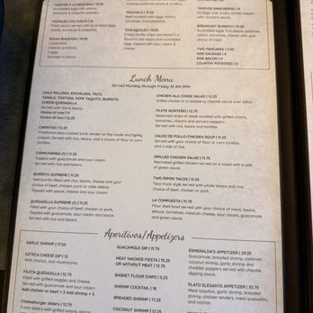 Esmeralda's Mexican Restaurant - Menu as of 5/8/26 - Mexican Near Me - Ripon, California Esmeralda's Mexican Restaurant - Menu as of 5/8/26 - Mexican Near Me - Ripon, California