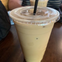 16oz Vanilla Rose Iced Latte with Oat Milk ($6.75) 16oz Vanilla Rose Iced Latte with Oat Milk ($6.75)