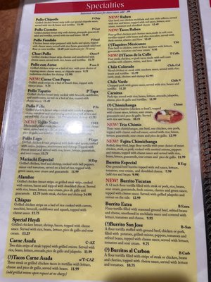 Menu photo 6 El Lago Branson West, MO