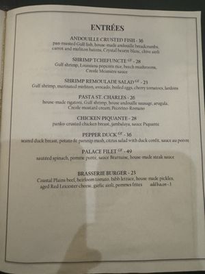 Menu photo 4 Palace Café New Orleans, LA Menu photo 4 Palace Café New Orleans, LA