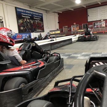 K1 Speed San Francisco - Slow down for one of us to get a different kart - Amusement Parks Near Me - South San Francisco, California