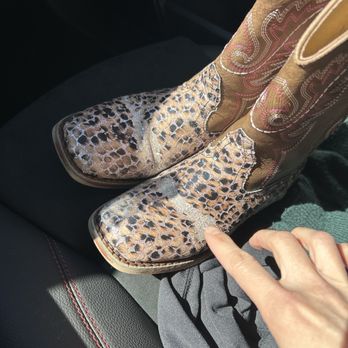 Boot Barn - These boots only have a 30 day return window if damaged.   Why even sell them if the peel so badly after a few times of being worn? - Shoe Stores Near Me - Fontana, California