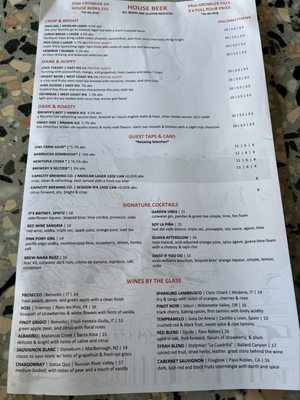Menu photo 3 Gravity Heights - Mission Valley San Diego, CA