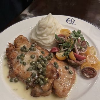 CdM Restaurant - Chicken picatta - New American Near Me - Corona Del Mar, California