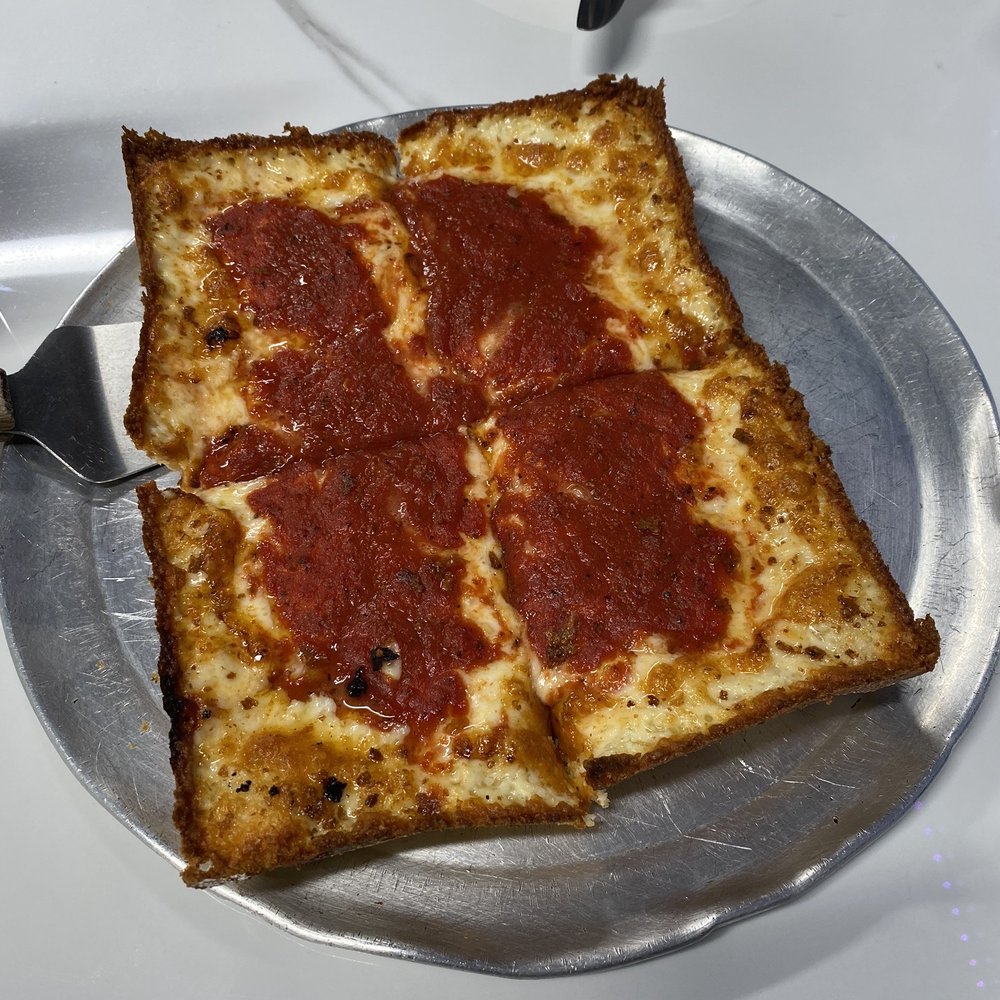 Fuji & Vi's - Four square cheese pizza - Pizza Near Me - Pasadena, California Fuji & Vi's - Four square cheese pizza - Pizza Near Me - Pasadena, California