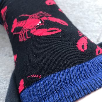 Sesuit Harbor Cafe - Lobster socks in honor of lobster roll :) - Seafood Near Me - Dennis, Massachusetts Sesuit Harbor Cafe - Lobster socks in honor of lobster roll :) - Seafood Near Me - Dennis, Massachusetts