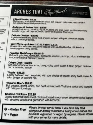 Menu photo 4 Arches Thai Moab, UT Menu photo 4 Arches Thai Moab, UT