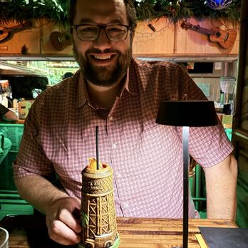Twisted Tiki - Santanero's Punch in custom Santa Ana Water Tower mug - Tiki Bars Near Me - Santa Ana, California Twisted Tiki - Santanero's Punch in custom Santa Ana Water Tower mug - Tiki Bars Near Me - Santa Ana, California
