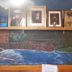 Copper Kettle - Mural with Veteran pics