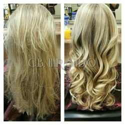 C.B. Hair Studio - Before and after