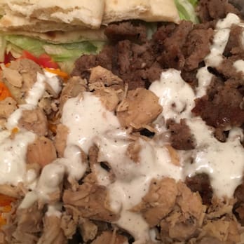 The Halal Guys - Gyro and chicken combo - Halal Near Me - Costa Mesa, California The Halal Guys - Gyro and chicken combo - Halal Near Me - Costa Mesa, California