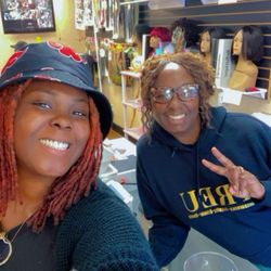 Treu Beauty Supply Boutique - Myself and the Owner Ms. Tracey!